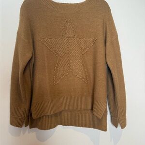Brown Star Sweater